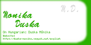 monika duska business card